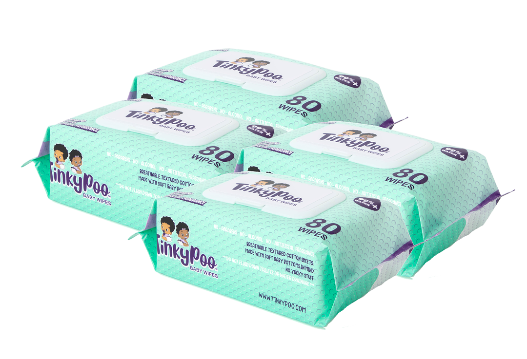 TinkyPoo Baby Wipes (4 packs/320 wipes)